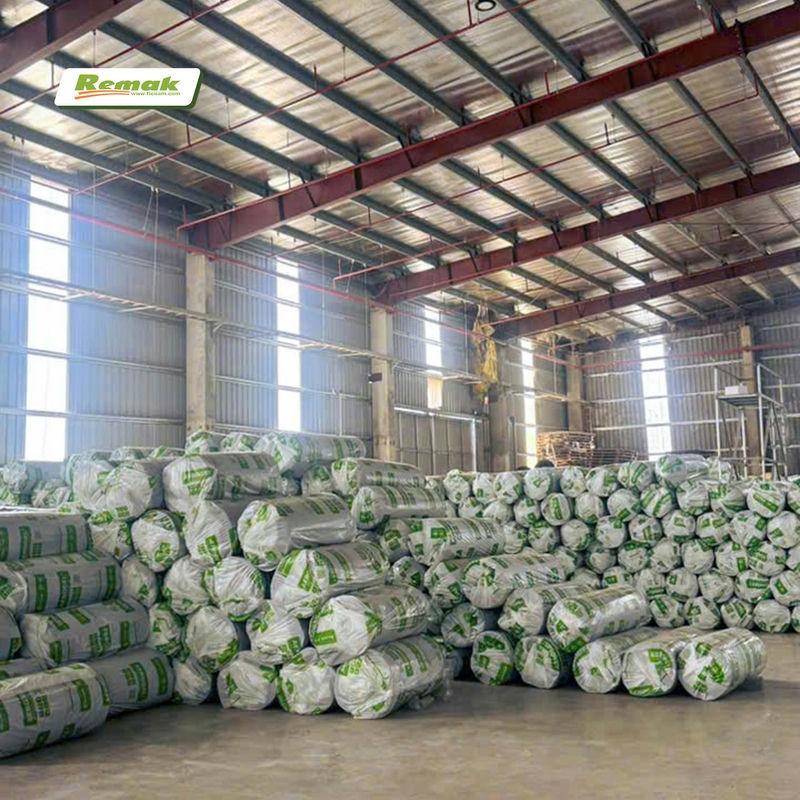 Kho xốp cao su lưu hoá được xếp khu riêng, thuận tiện cho việc xuất hàng